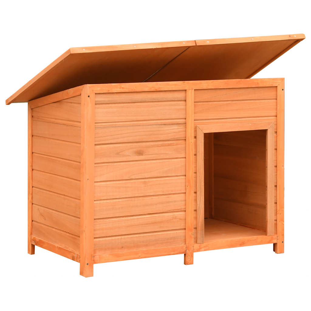 Hundehütte Kiefernholz & Tannenholz 120X77X86 Cm