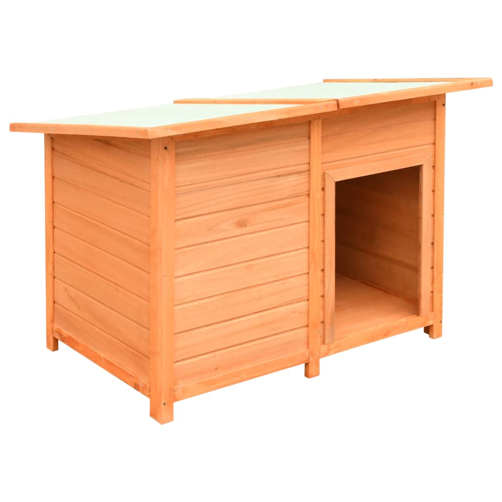 Hundehütte Kiefernholz & Tannenholz 120X77X86 Cm
