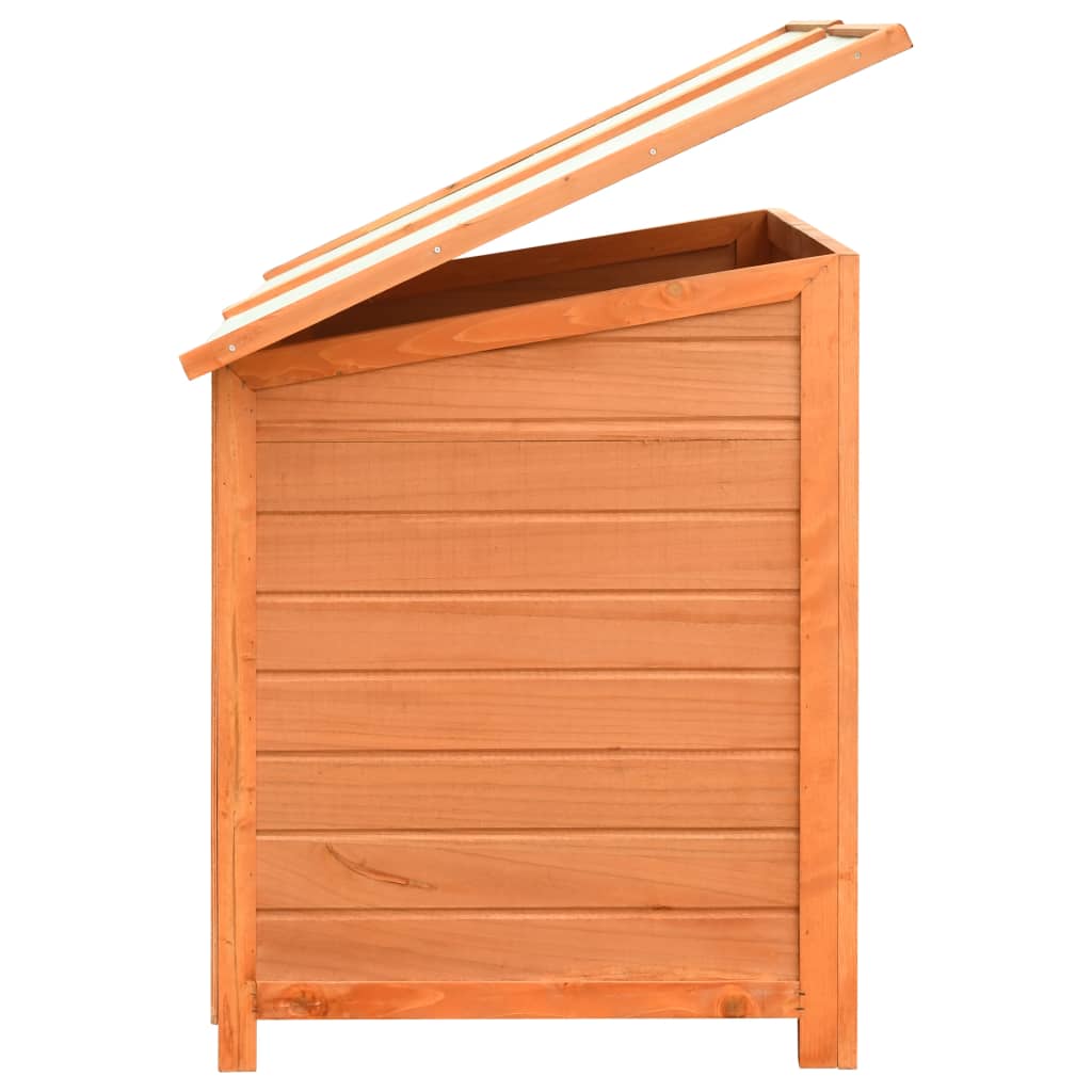 Hundehütte Kiefernholz & Tannenholz 120X77X86 Cm