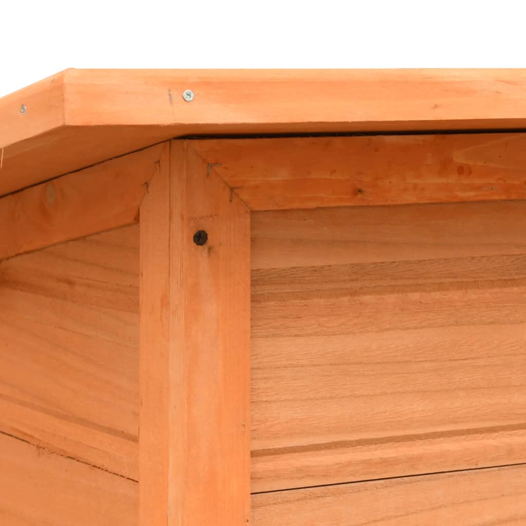 Hundehütte Kiefernholz & Tannenholz 120X77X86 Cm