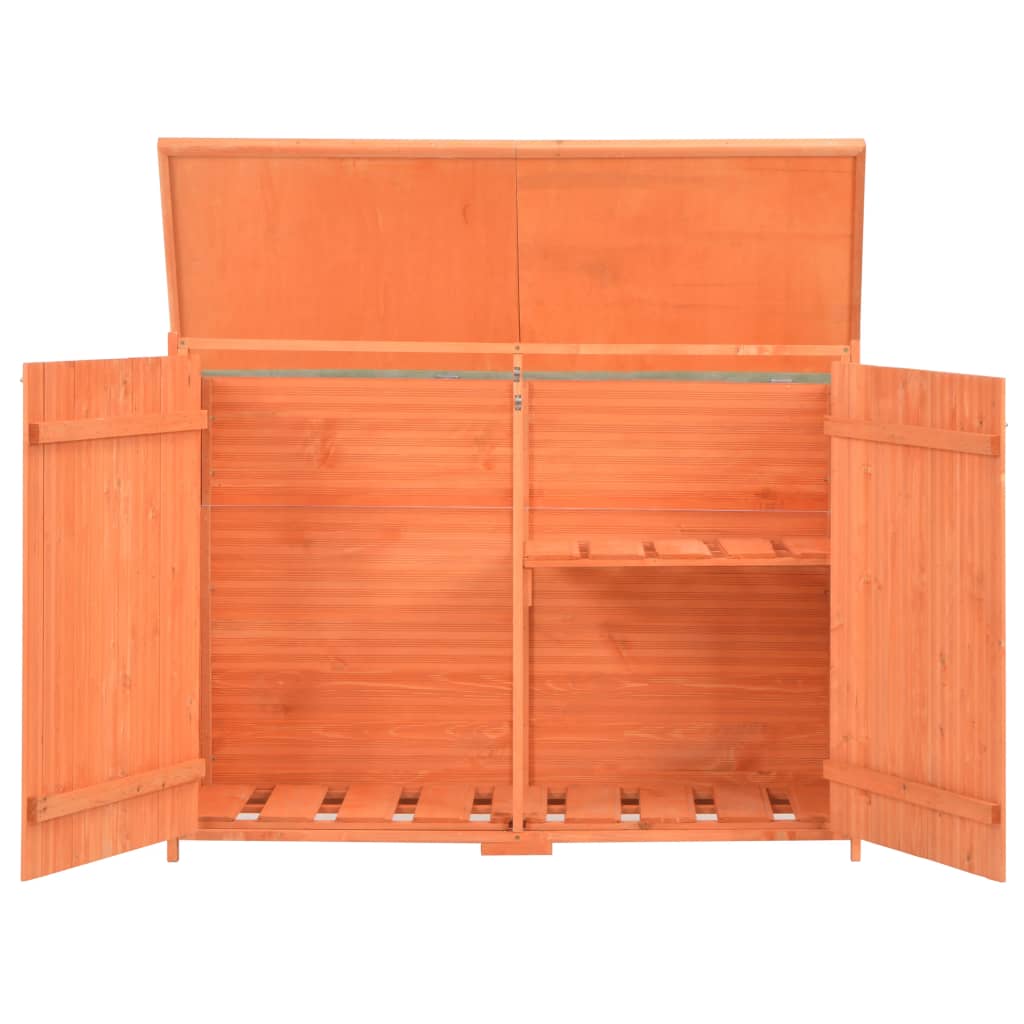 Garten-Geräteschuppen 128X42X91 Cm Holz