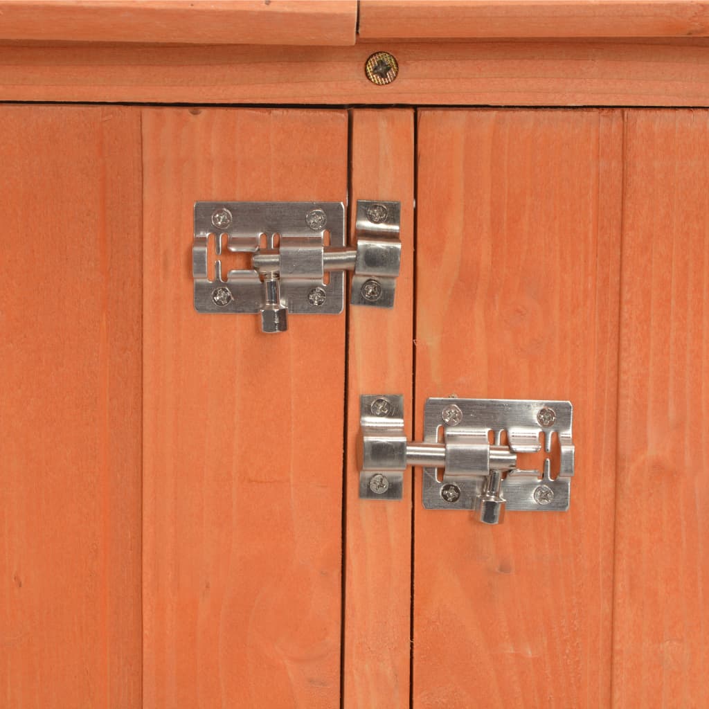 Garten-Geräteschuppen 128X42X91 Cm Holz