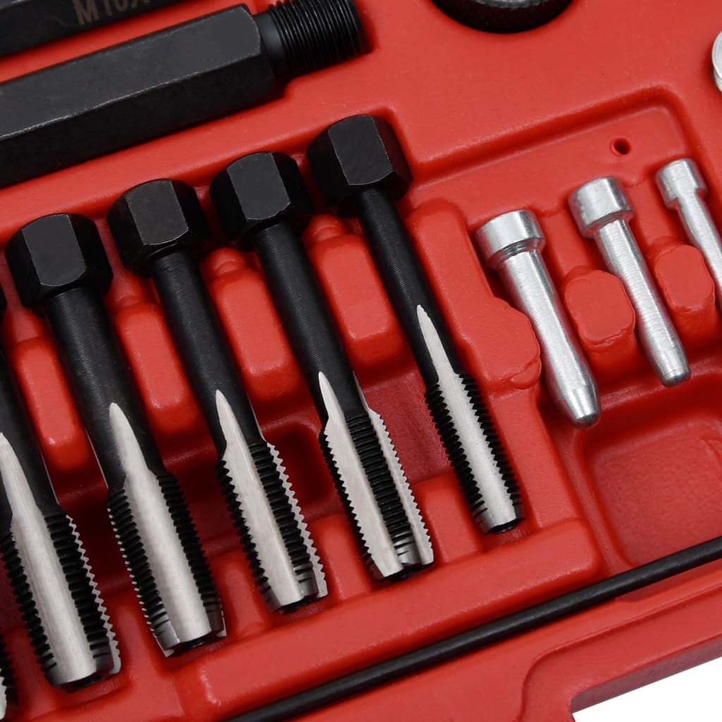 33-Tlg. Glühkerzengewinde-Reparatur-Werkzeugsatz M8 M10 M12