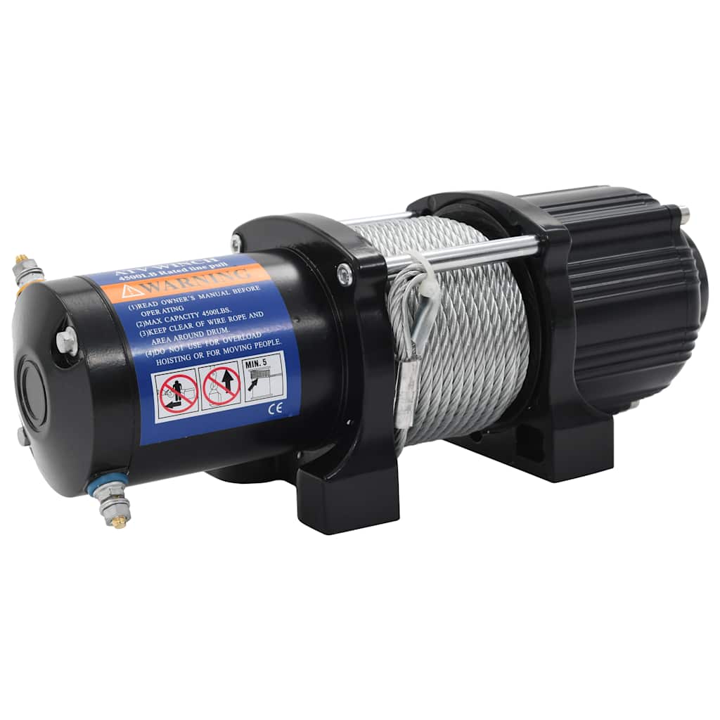 Elektrische Seilwinde 12 V 4500 Lbs 2040 Kg Mit Fernbedienung