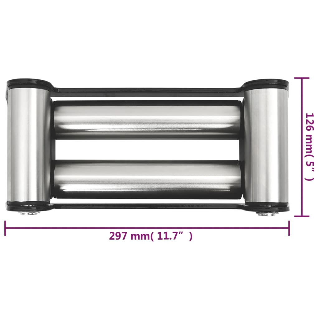 4-Wege-Rollenseilfenster Stahl