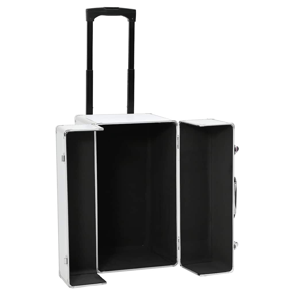Pilotenkoffer Silbern Aluminium