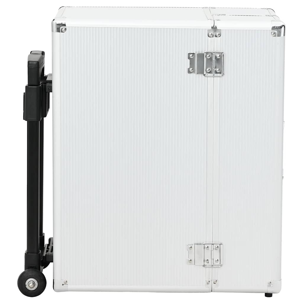 Pilotenkoffer Silbern Aluminium