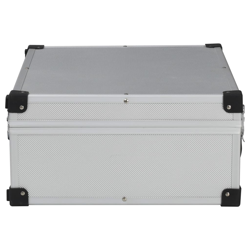 Werkzeugkoffer 46 X 33 X 16 Cm Silber Aluminium