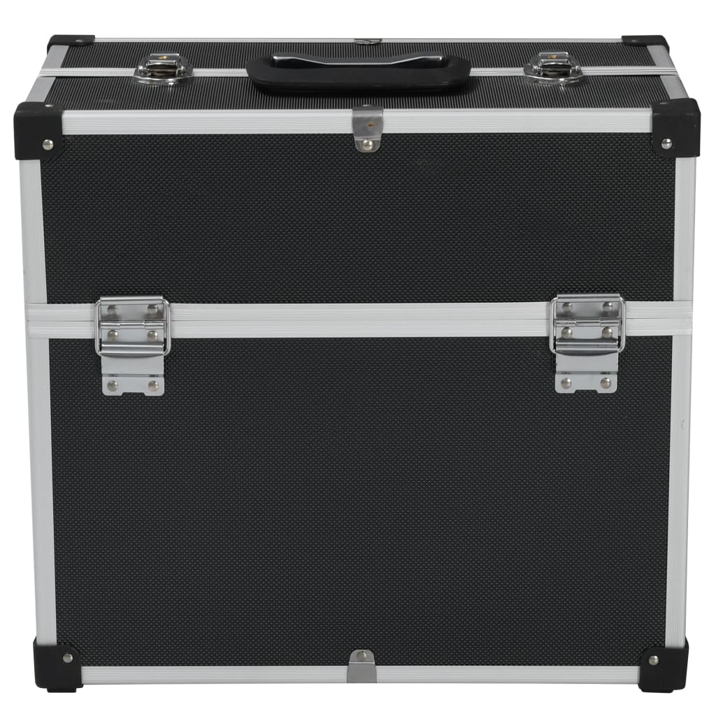 Werkzeugkoffer 38X22,5X34 Cm Schwarz Aluminum
