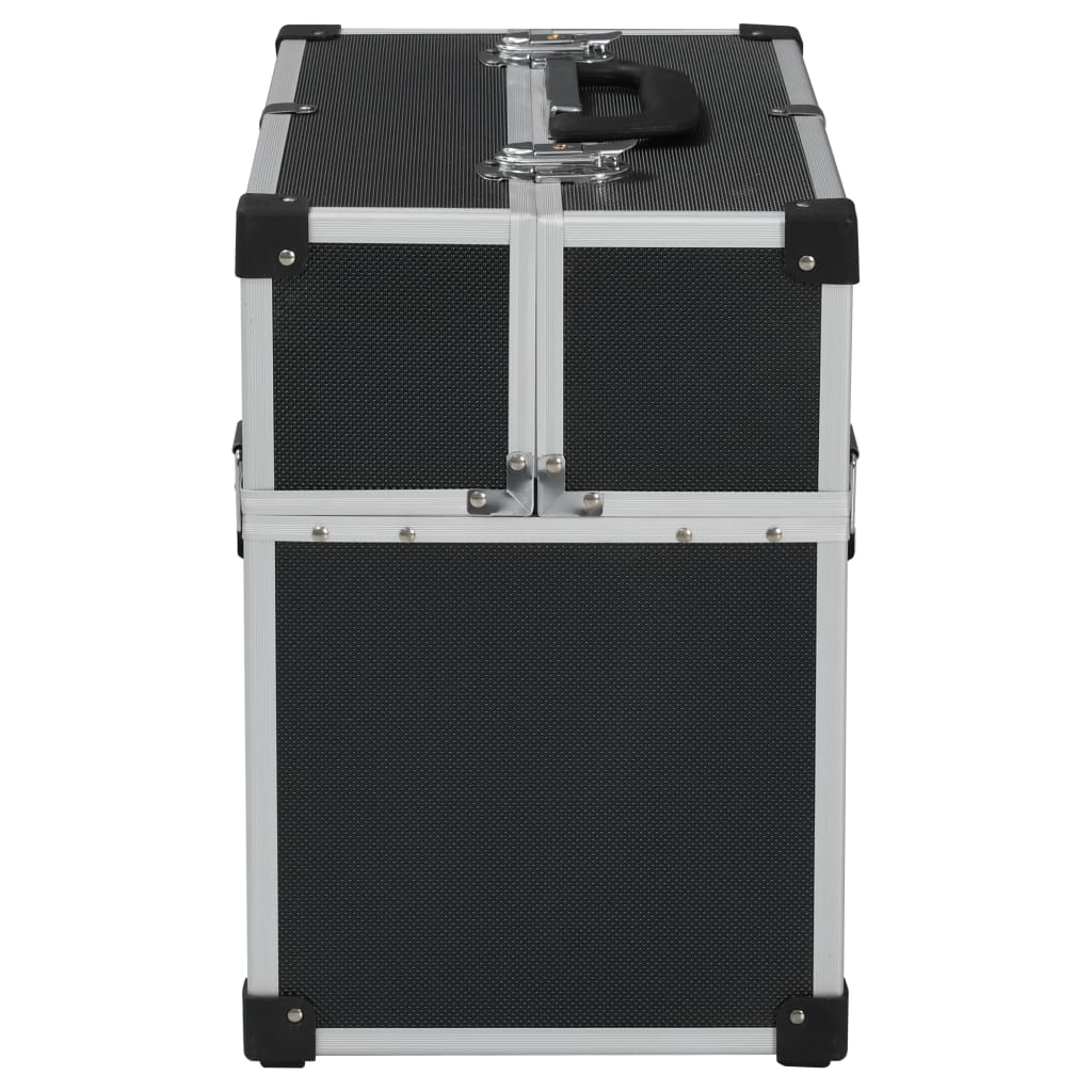 Werkzeugkoffer 38X22,5X34 Cm Schwarz Aluminum