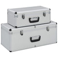 Aufbewahrungskoffer 2 Stk. Aluminium
