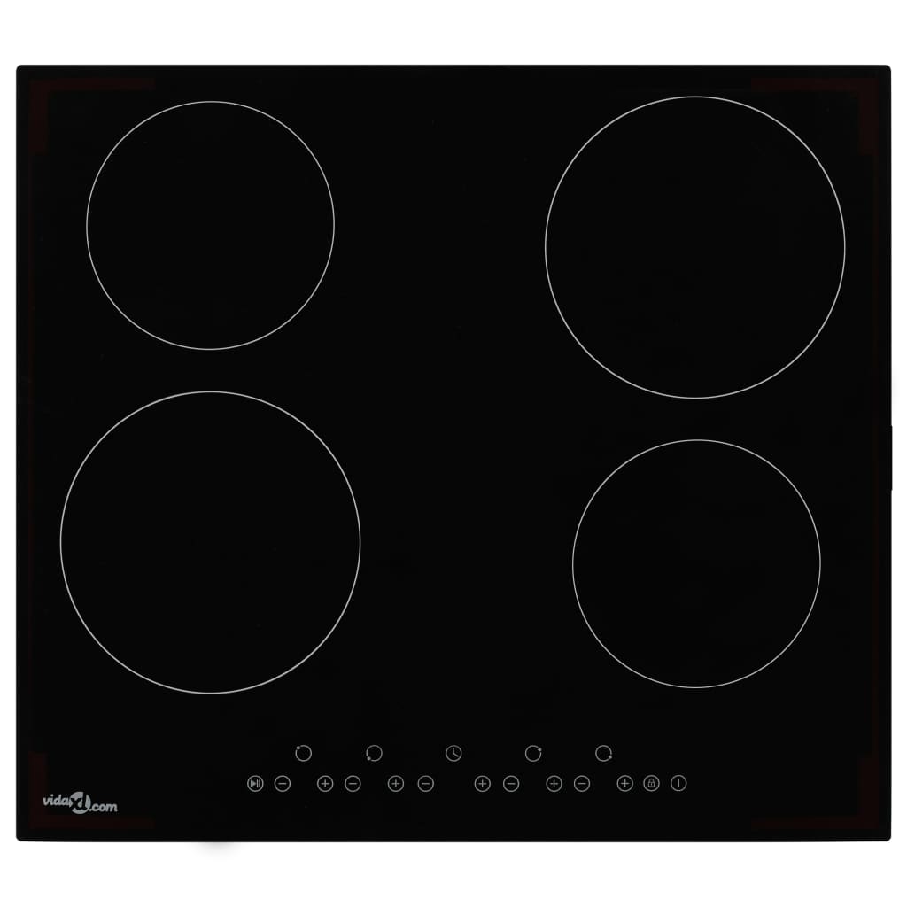 Glaskeramik-Kochfeld Mit 5 Platten Touch Control
