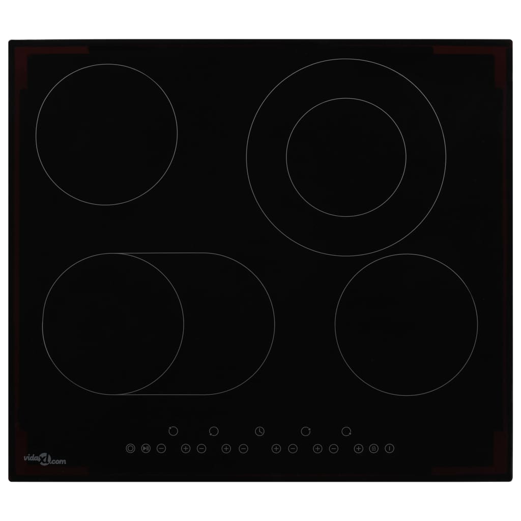 Glaskeramik-Kochfeld Mit 5 Platten Touch Control