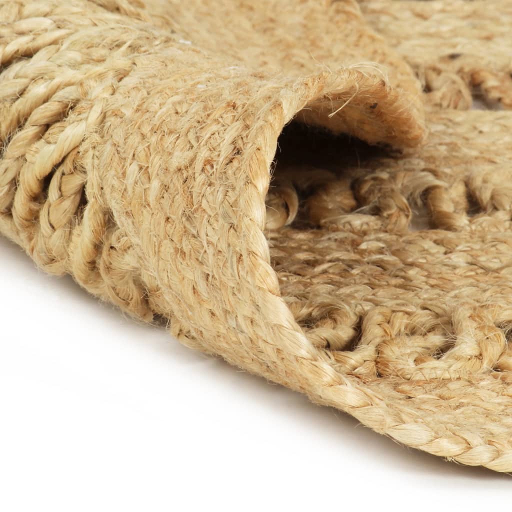 Teppich Handgefertigt Jute Geflochten