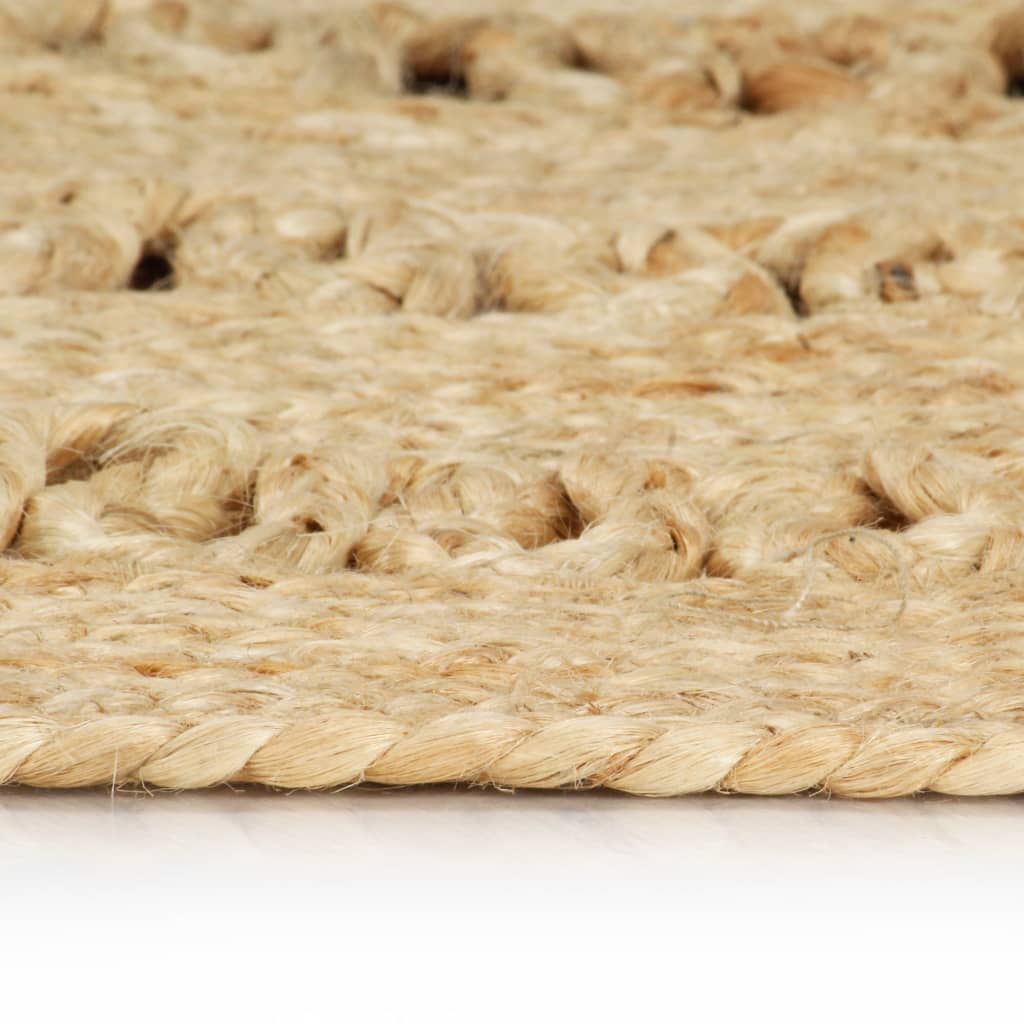 Teppich Handgefertigt Jute Geflochten