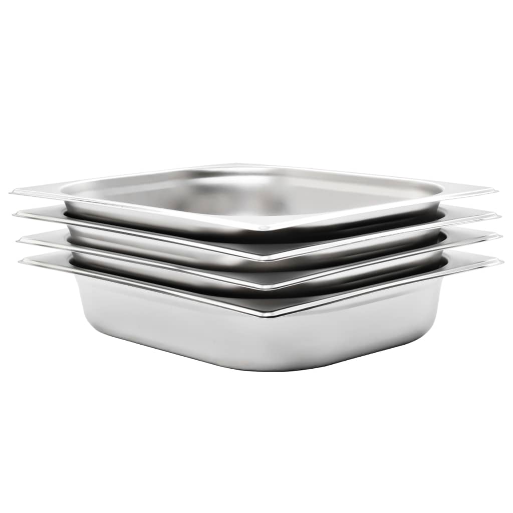 Gastronormbehälter 2 Stk. Gn 1/2 150 Mm Edelstahl