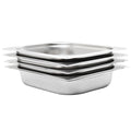 Gastronormbehälter 2 Stk. Gn 1/2 150 Mm Edelstahl