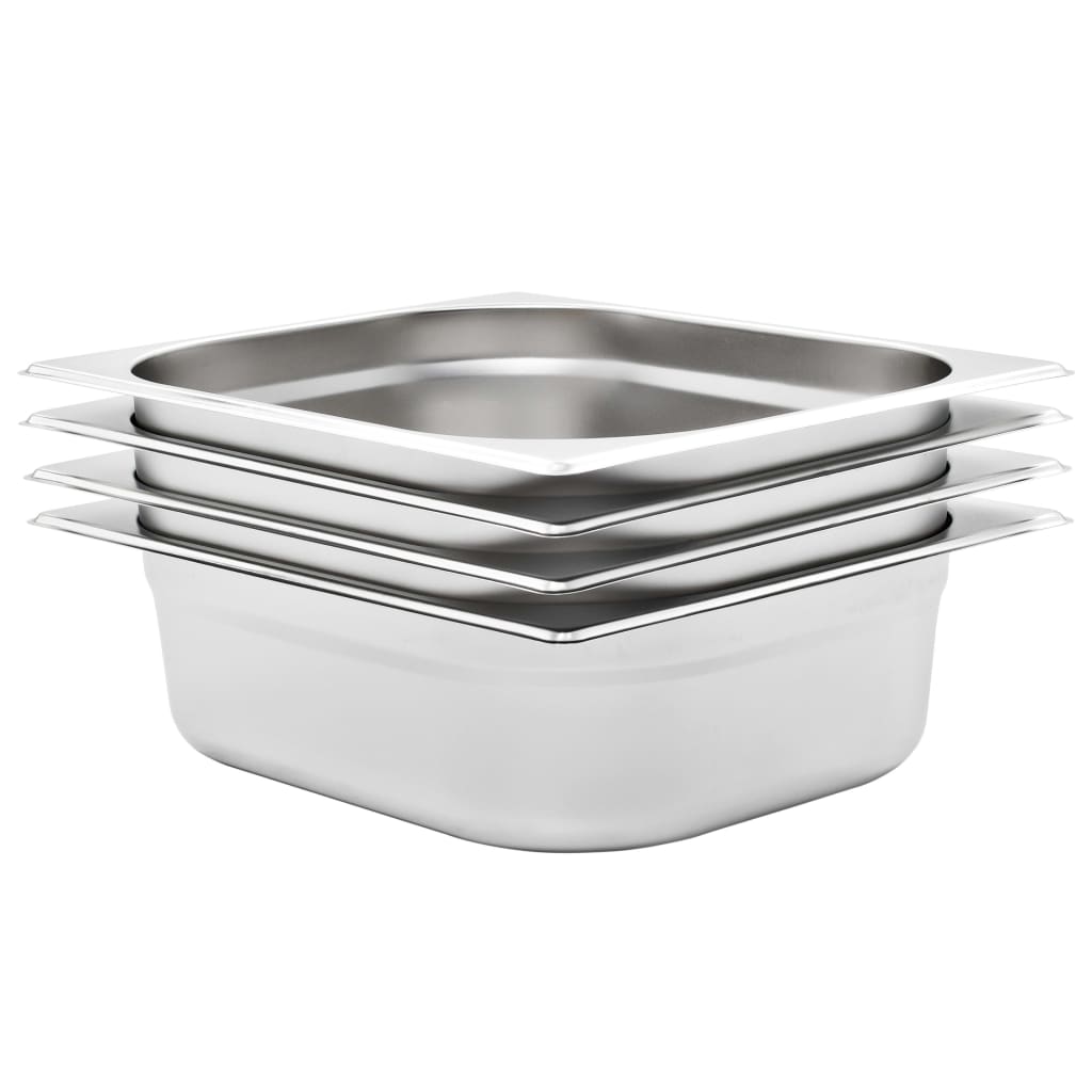Gastronormbehälter 2 Stk. Gn 1/2 150 Mm Edelstahl