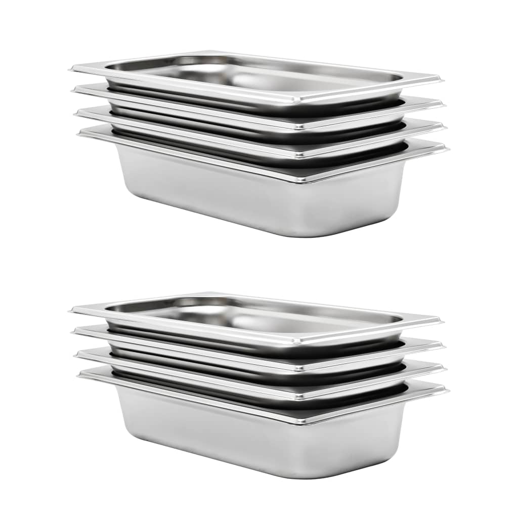 Gastronormbehälter 4 Stk. Gn 1/3 200 Mm Edelstahl