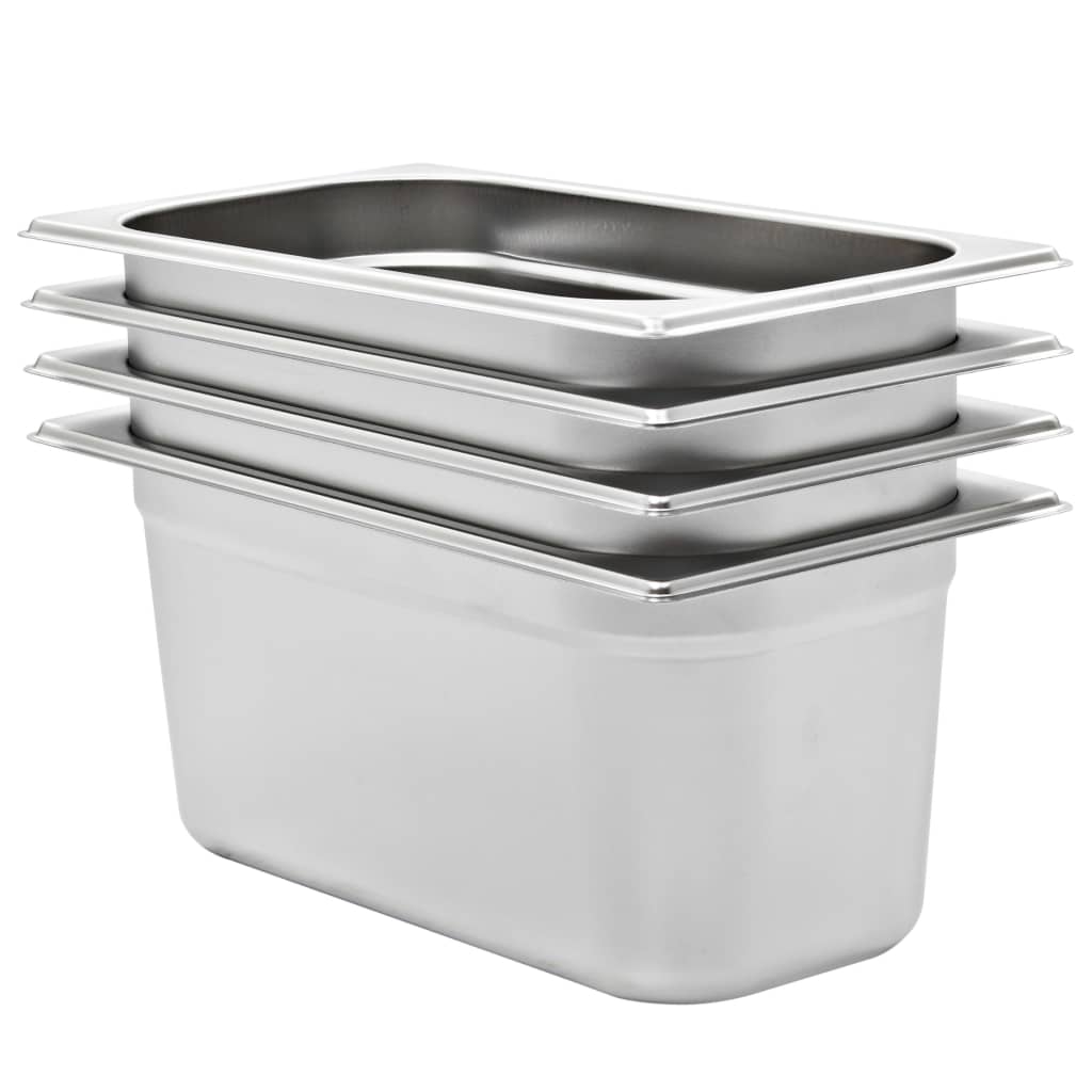 Gastronormbehälter 4 Stk. Gn 1/3 200 Mm Edelstahl
