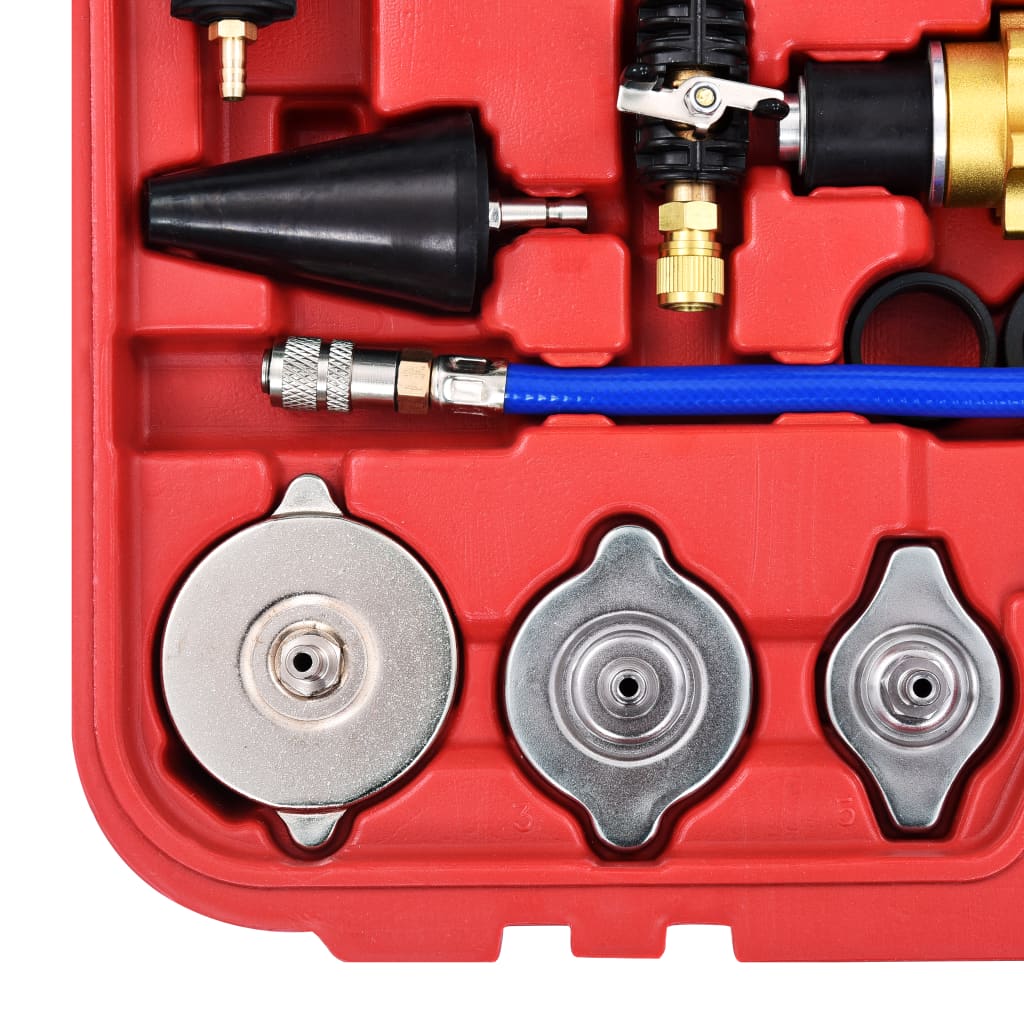 28-Tlg. Druckprüfgerät Für Kühlsystem & Kühlerdeckel