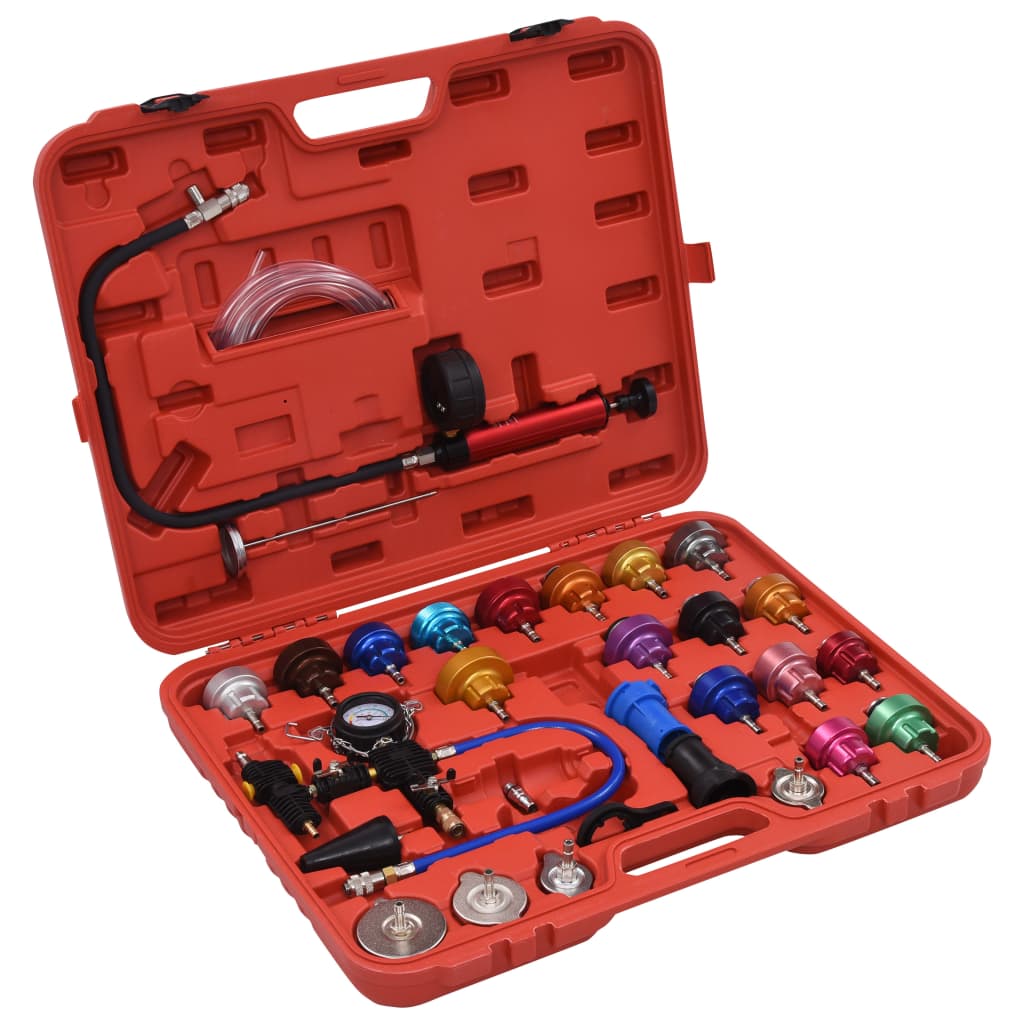 Druckprüfgerät Für Kühlsystem & Kühlerdeckel 28-Tlg.