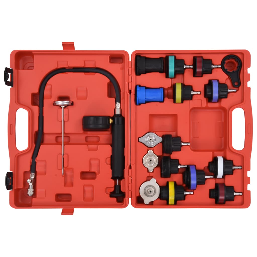 Druckprüfgerät Für Kühlsysteme & Kühlerdeckel 18-Tlg.