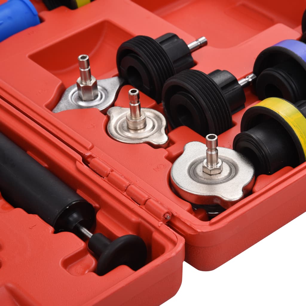 Druckprüfgerät Für Kühlsysteme & Kühlerdeckel 18-Tlg.