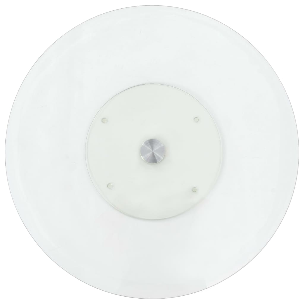 Servierplatte Drehbar Transparent 60 Cm Hartglas