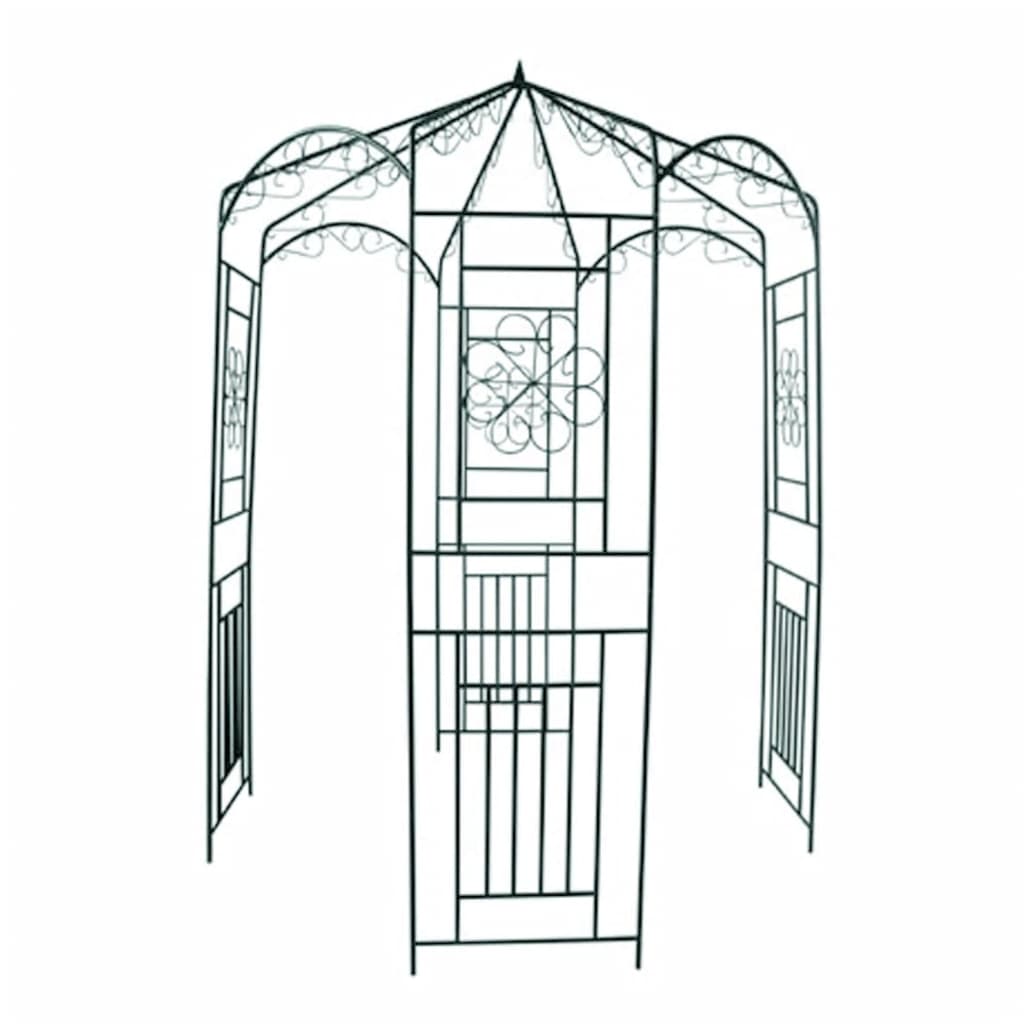 Rosenpavillon 250 Cm Dunkelgrün
