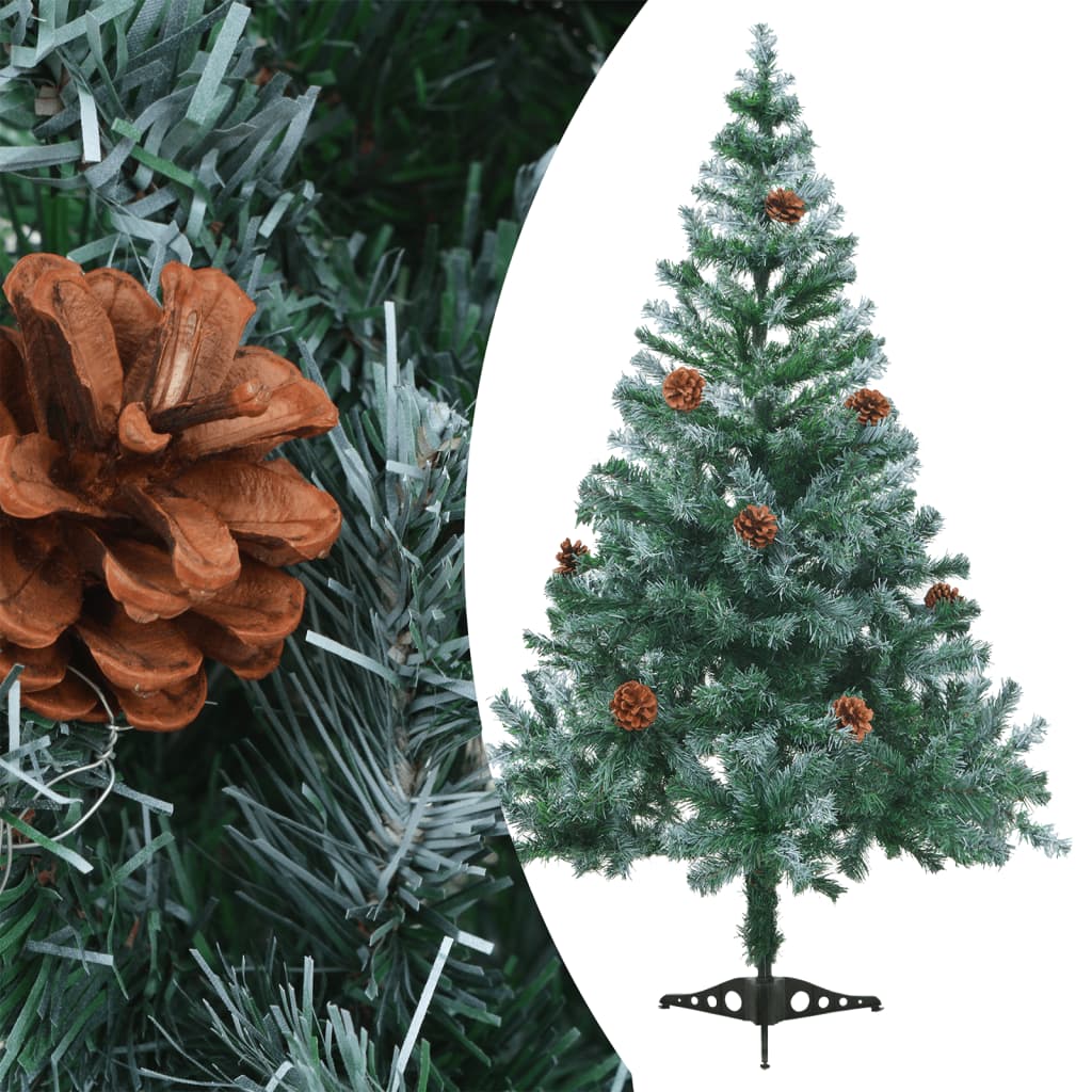 Künstlicher Weihnachtsbaum Mit Tannenzapfen 180 Cm Grün