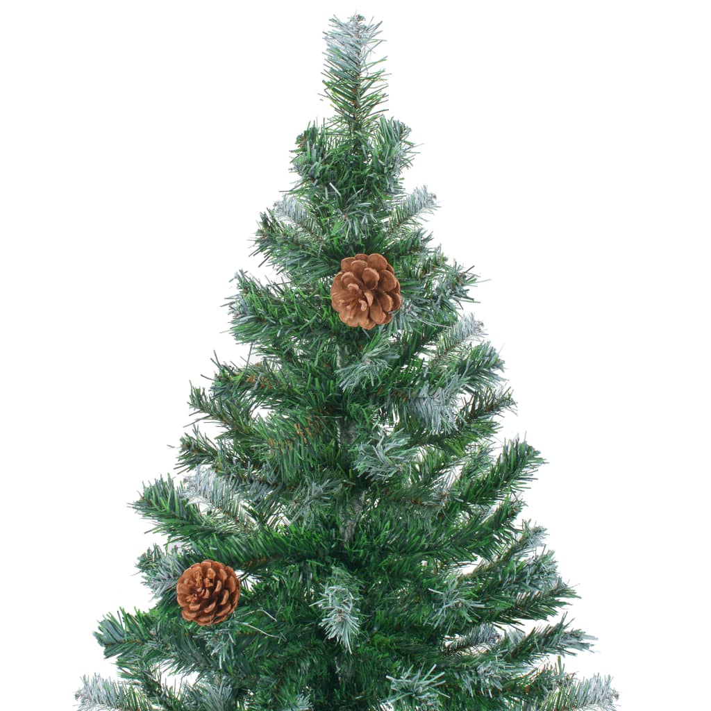 Künstlicher Weihnachtsbaum Mit Tannenzapfen 180 Cm Grün