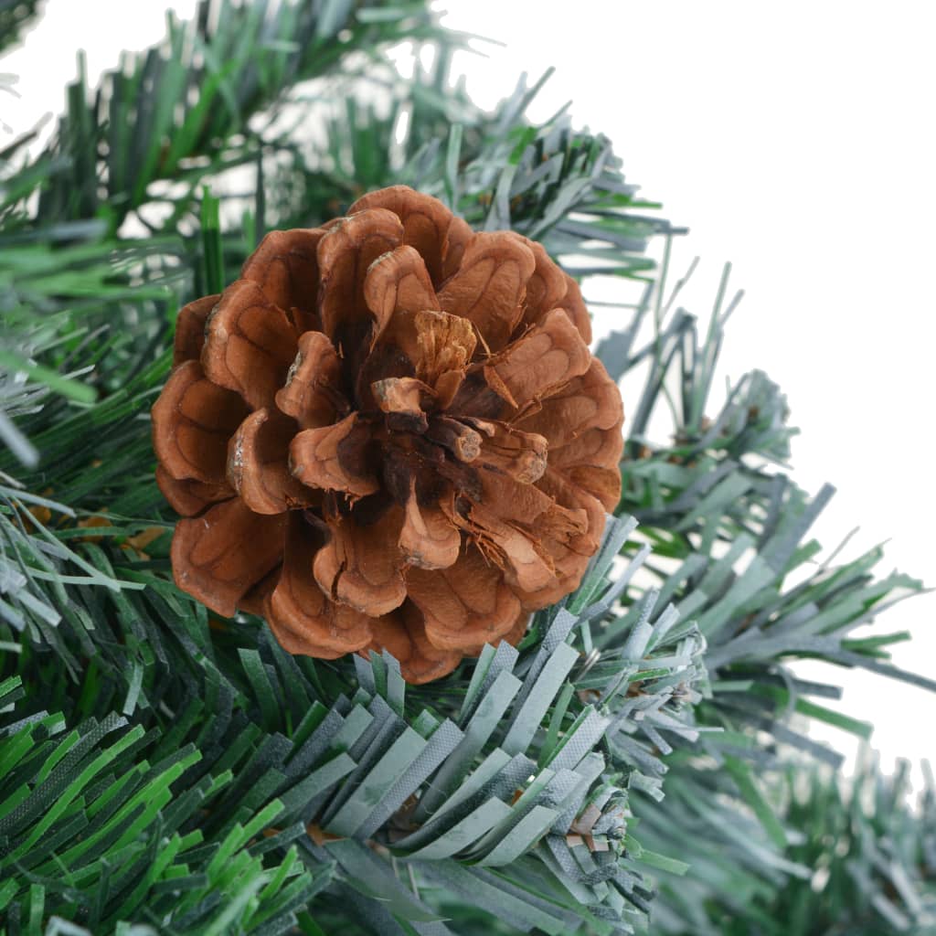 Künstlicher Weihnachtsbaum Mit Tannenzapfen 180 Cm Grün