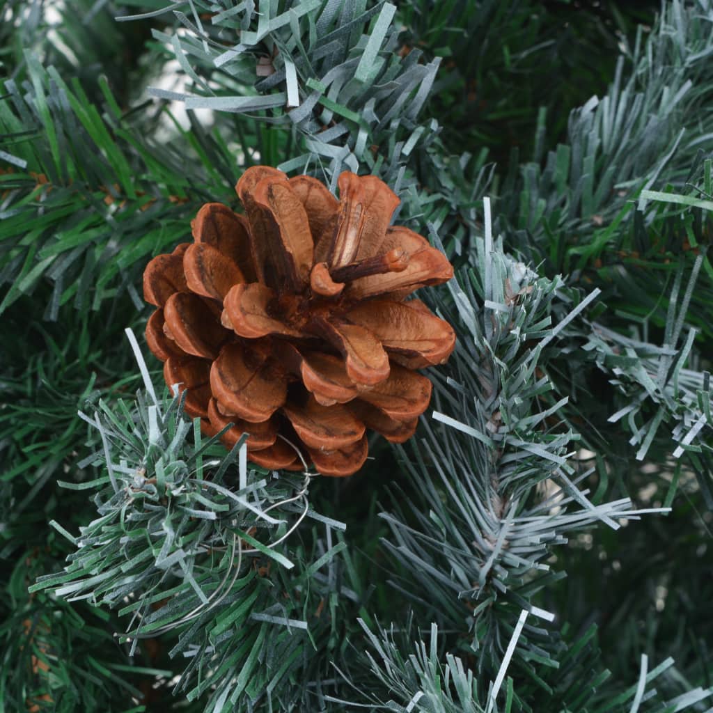 Künstlicher Weihnachtsbaum Mit Tannenzapfen 180 Cm Grün