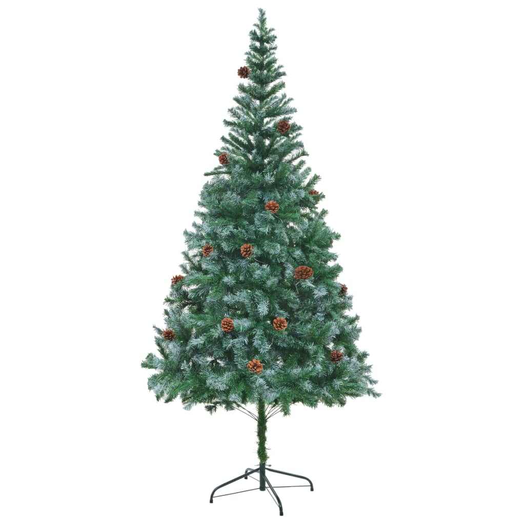 Künstlicher Weihnachtsbaum Mit Tannenzapfen 180 Cm Grün