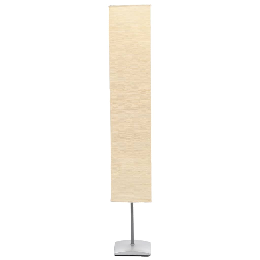 Standleuchte Mit Stahlständer Beige Grün