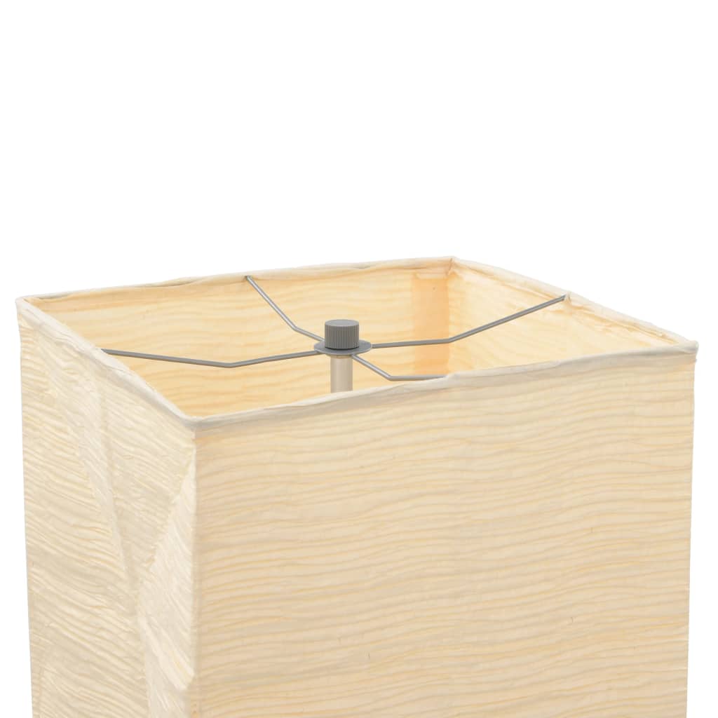 Standleuchte Mit Stahlständer Beige Grün
