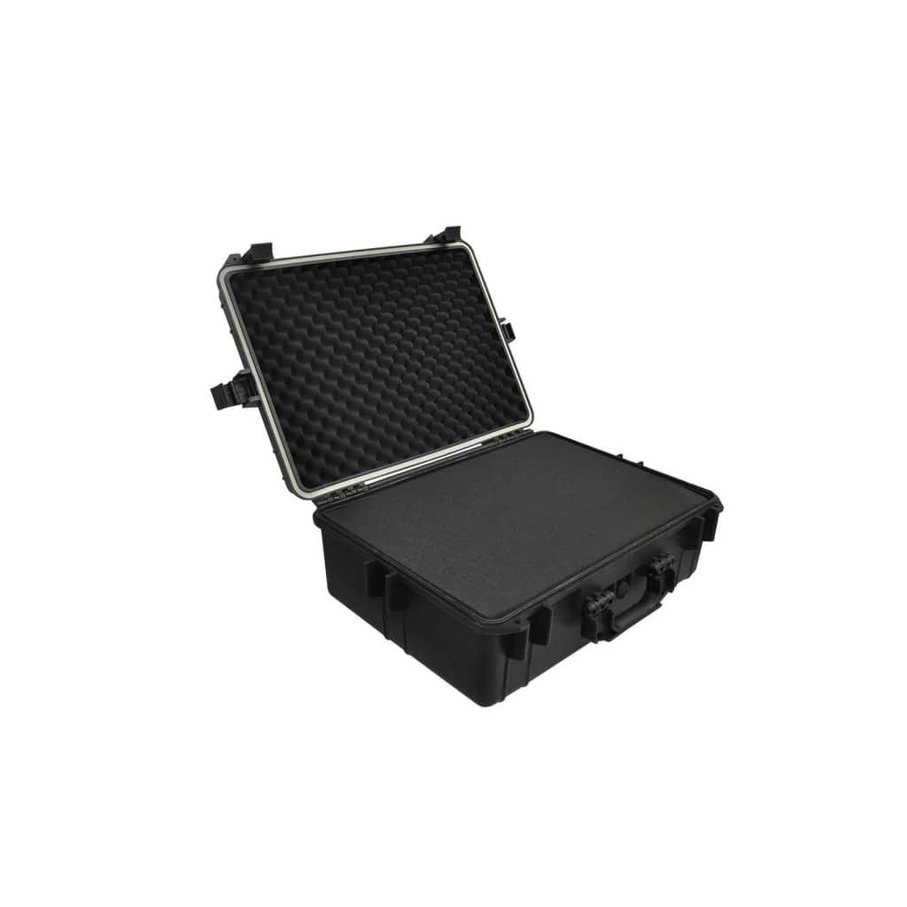 Transportkoffer Schwarz Mit Schaumstoff 35 L Fassungsvermögen