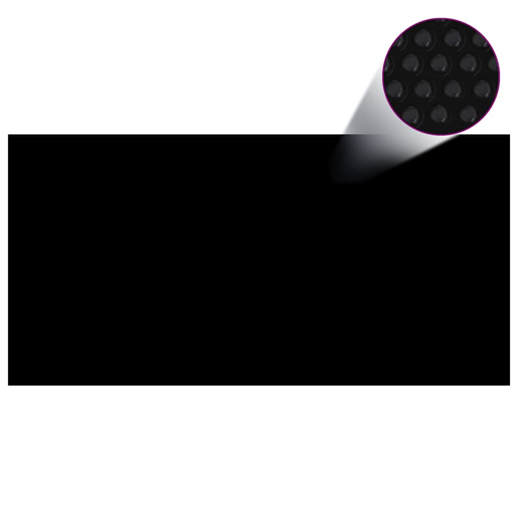Poolabdeckung Pe Schwarz