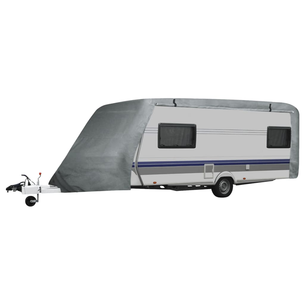 Wohnwagen-Abdeckung Grau Gr.