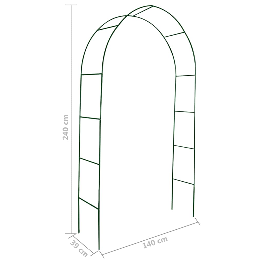 2X Garten Rosenbogen Torbogen Rankgitter Rosensäule
