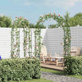 2X Garten Rosenbogen Torbogen Rankgitter Rosensäule