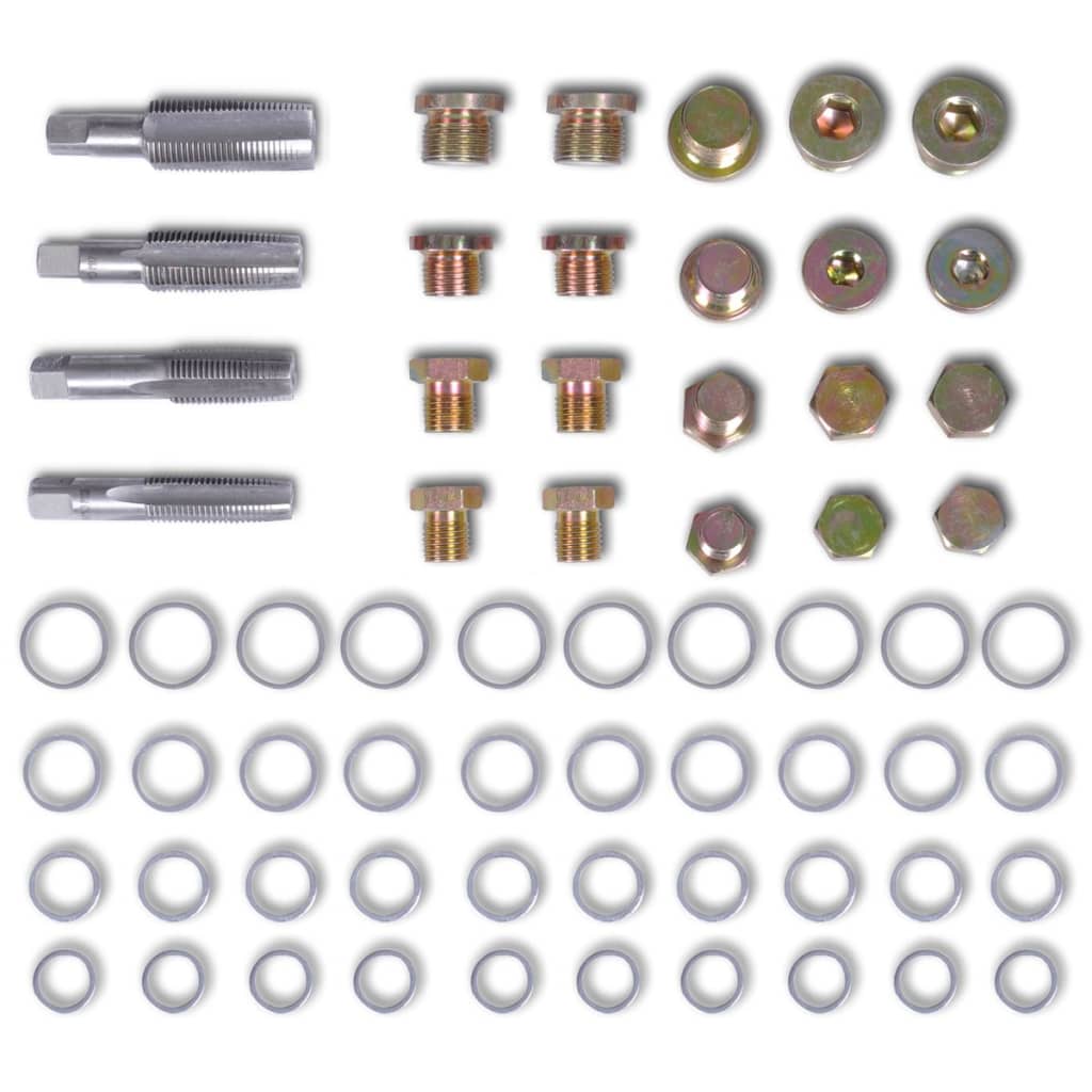 64-Tlg. Reparatursatz Ölablassschrauben M13 M15 M17 M20