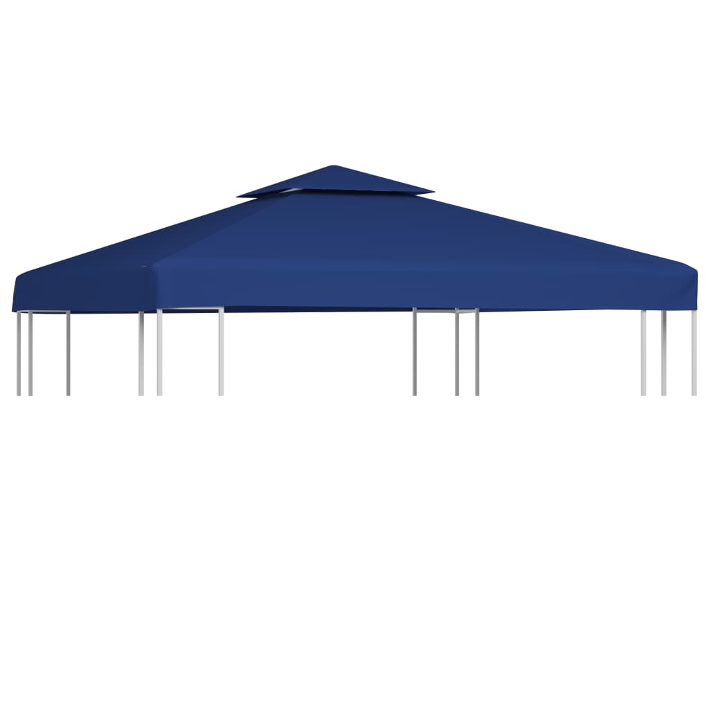 Pavillon-Dachplane Mit Kaminabzug 310 G/M² Blau