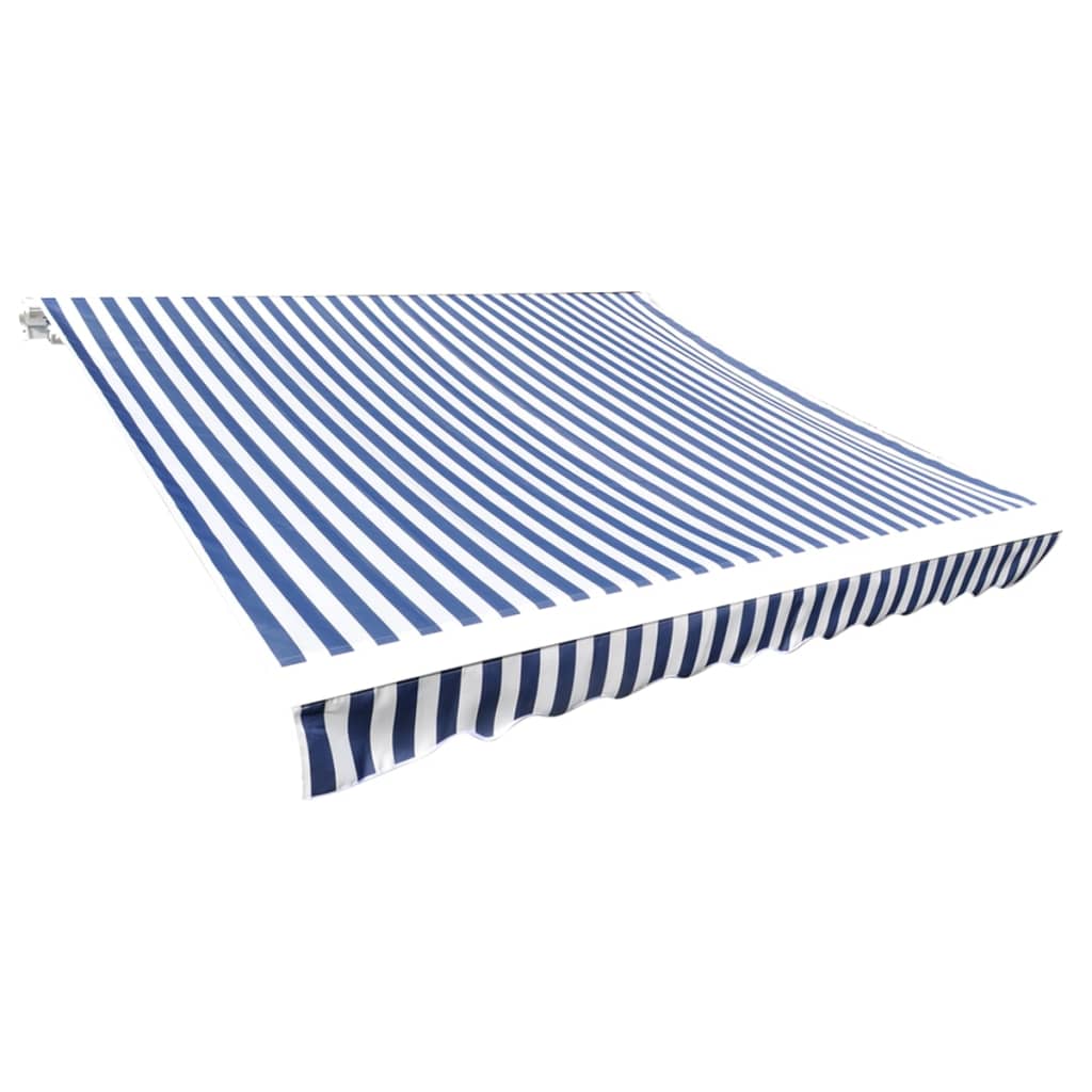 Markisenbespannung 5X3,5 M Blau Und Weiß