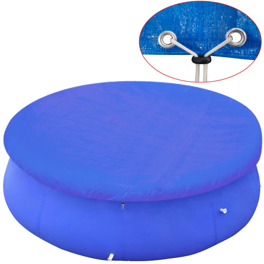 Abdeckplane Für Runde Aufstellpools Von 300 Cm