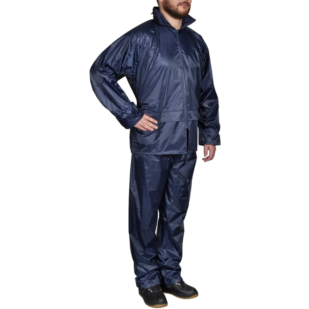 E Regenbekleidung Für Männer 2-Teilig Mit Kapuze Größe