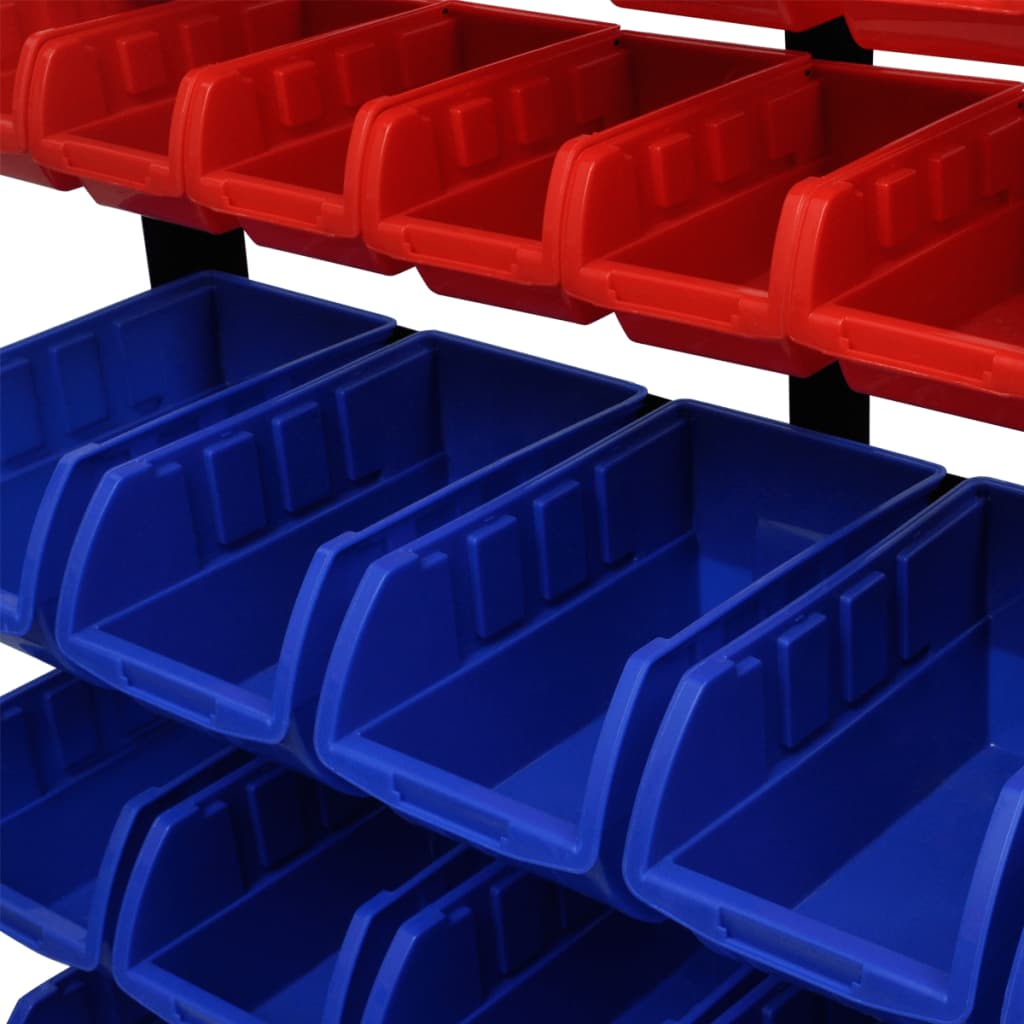 Werkstattboxen Mit Ständer Blau & Rot