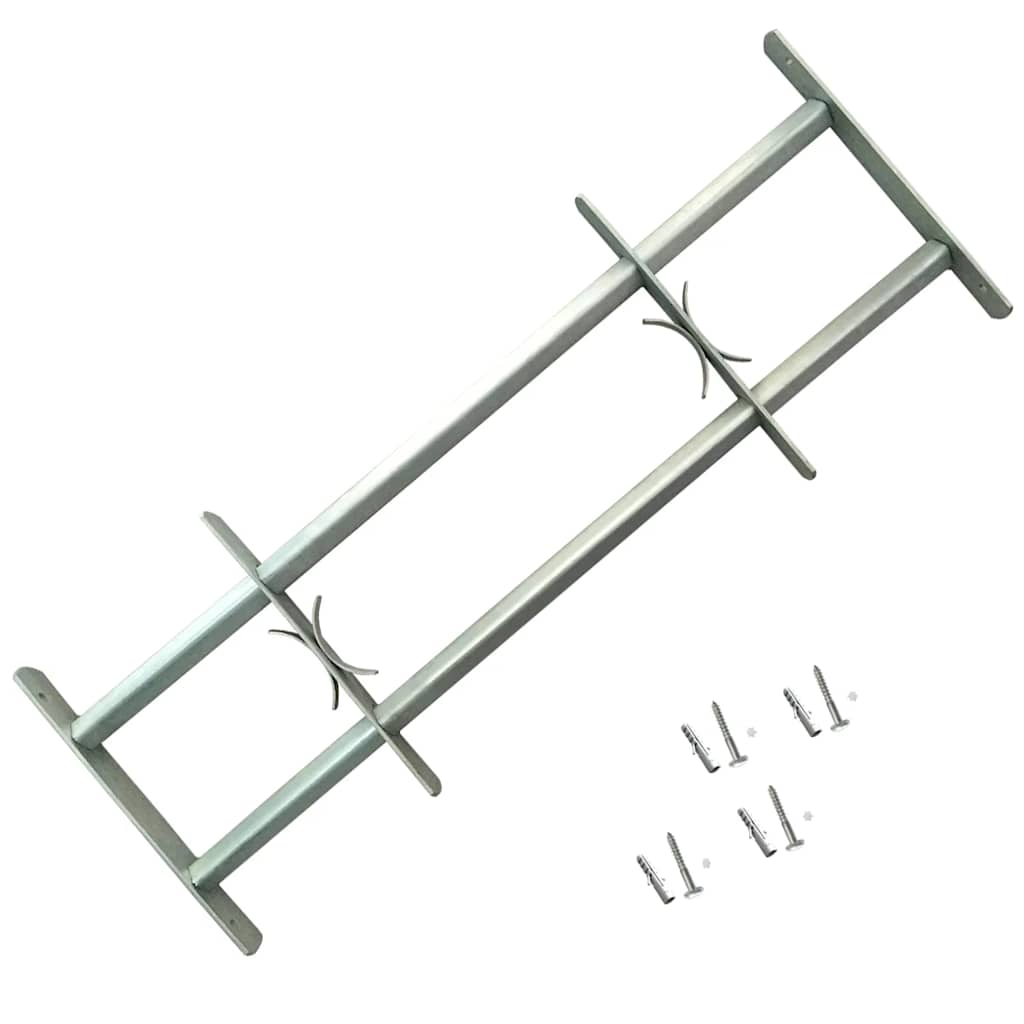 Fenstergitter Verstellbar Mit 2 Querstäben 700-1050 Mm