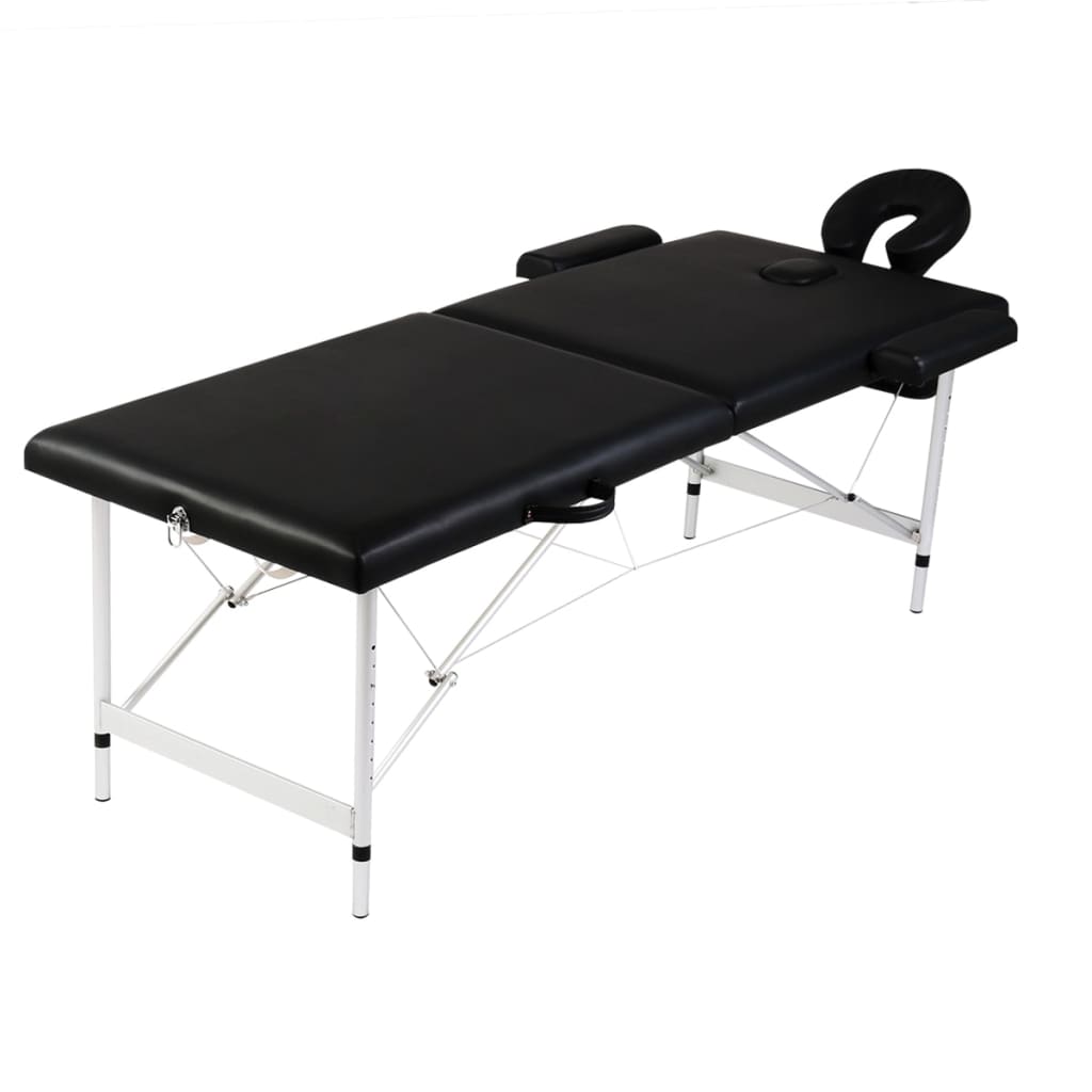 Massageliege 2-Zonen Aluminiumgestell 186X68 Cm